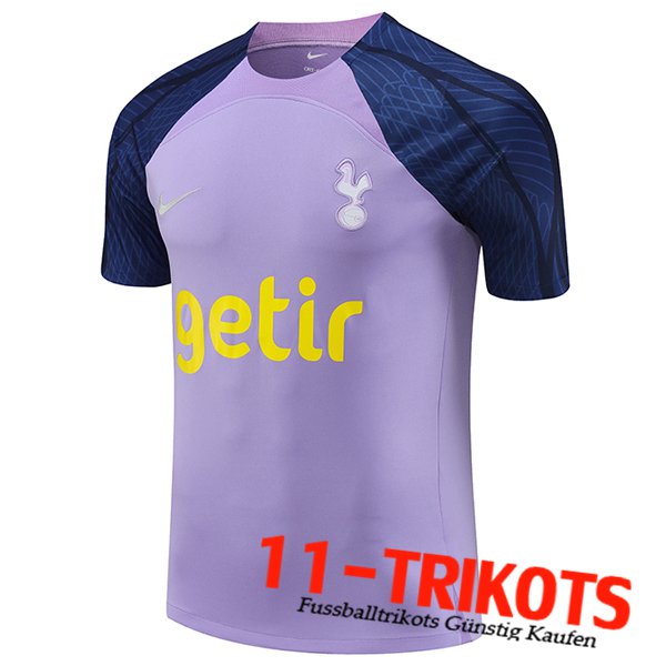 Tottenham Hotspur Trainingstrikot lila/Blau 2023/2024 -02