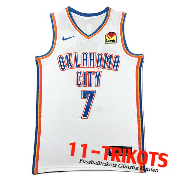 Oklahoma City Thunder Trikot (HOLMGREN #7) 2023/24 Weiß/Blau