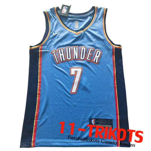 Oklahoma City Thunder Trikot (HOLMGREN #7) 2023/24 Blau/Schwarz