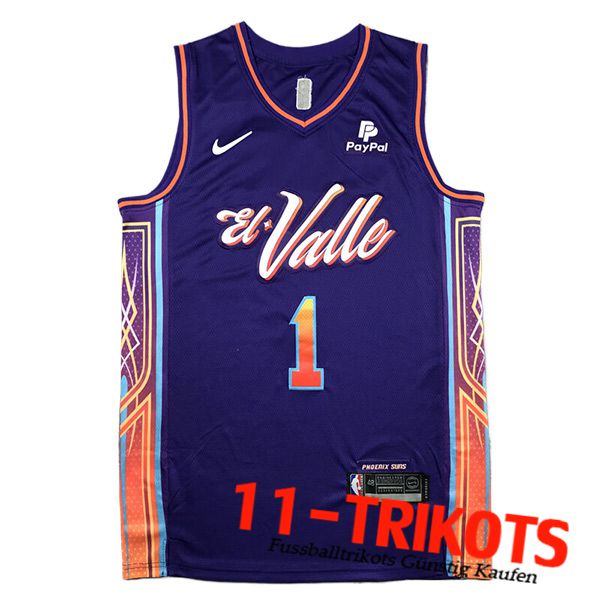 Phoenix Suns Trikot (BOOKER #1) 2023/24 lila -03