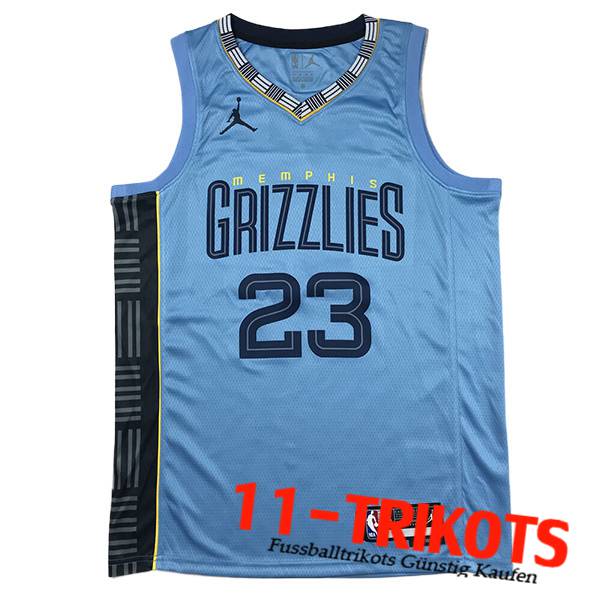 Memphis Grizzlies Trikot (Rosa #23) 2023/24 Blau -03