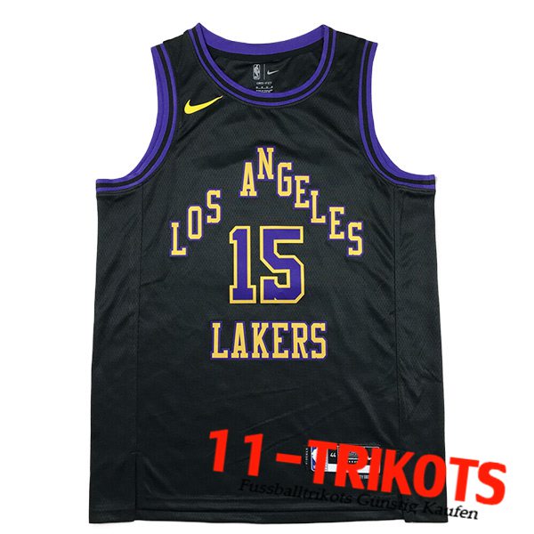 Los Angeles Lakers Trikot (REAVES #15) 2023/24 Schwarz/lila/Gelb