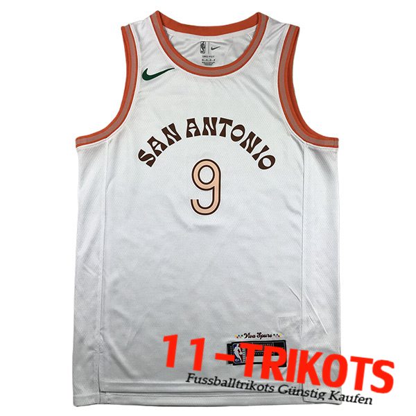 San Antonio Spurs Trikot (PARKER #9) 2023/24 Weiß