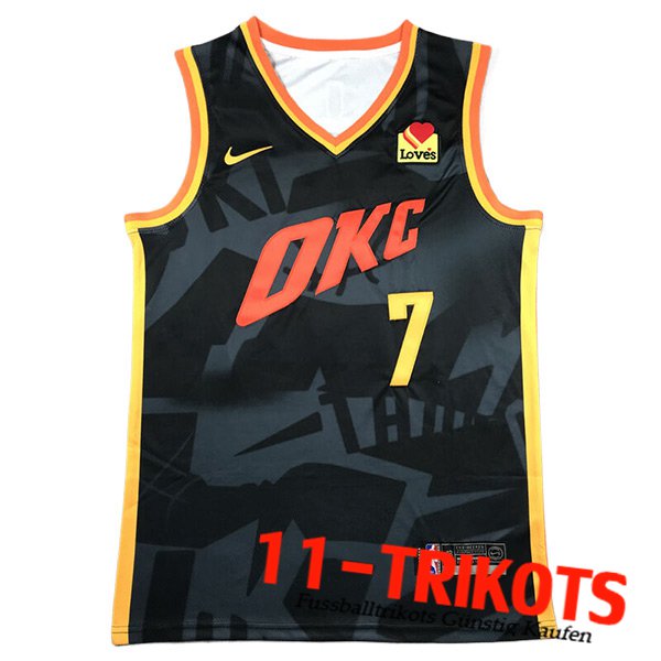 Oklahoma City Thunder Trikot (HOLMGREN #7) 2023/24 Schwarz