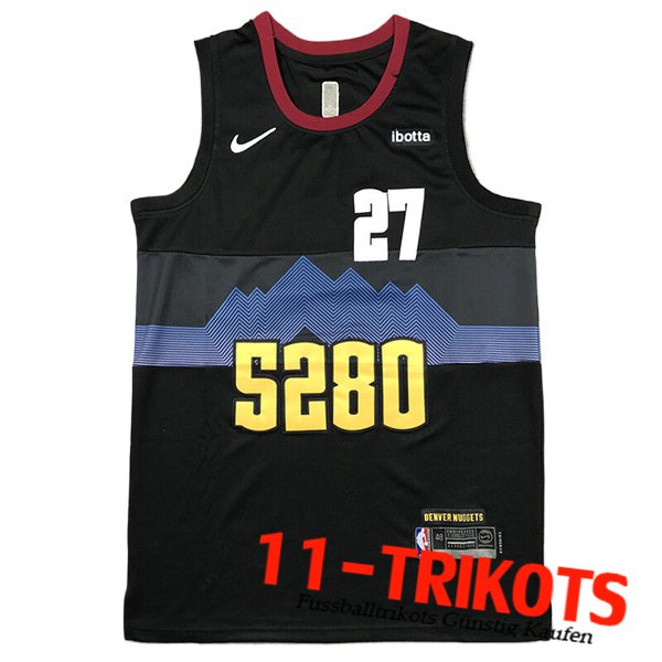 Denver Nuggets Trikot (MURRAY #27) 2023/24 Schwarz -06