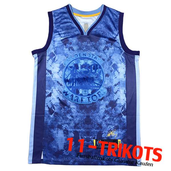 Golden State Warriors Trikot (CURRY #30) 2023/24 lila