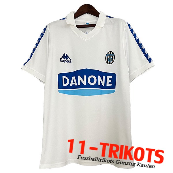 Juventus Fussball Trikots Retro Weiß 1990/1992