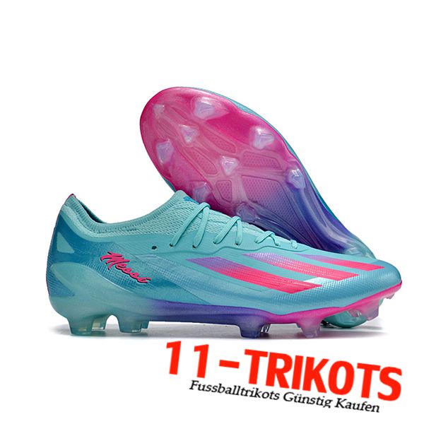 Adidas Fussballschuhe X CRAZYFAST MESSI.1 FG BOOTS Blau/Rosa/lila