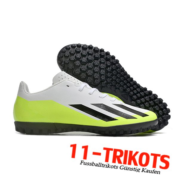 Adidas Fussballschuhe X GHOSTED.4 TF Weiß/Gelb/Schwarz