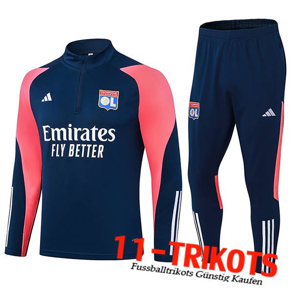 lyon Trainingsanzug Blau/Rosa 2023/2024