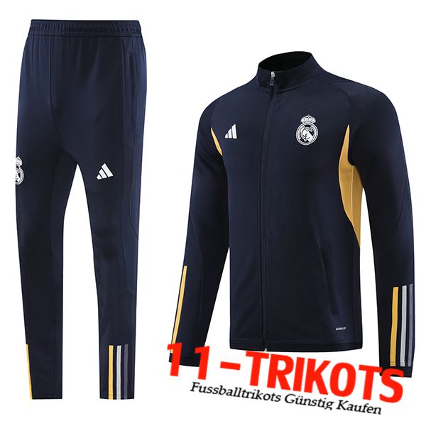 Real Madrid Trainingsanzug (Jacke) Dunkelblau 2023/2024