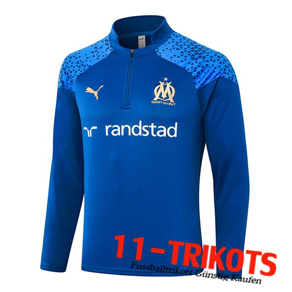 Marseille Training Sweatshirt Blau 2023/2024
