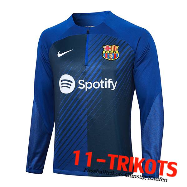 FC Barcelona Training Sweatshirt Weiß/Schwarz 2023/2024