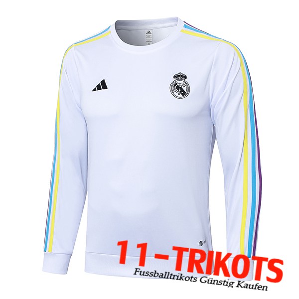 Real Madrid Training Sweatshirt Weiß 2023/2024 -07