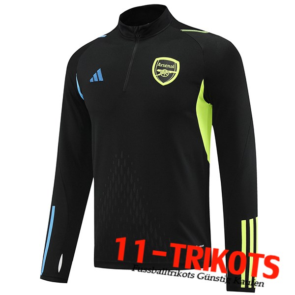 Arsenal Training Sweatshirt Schwarz/Grün 2023/2024