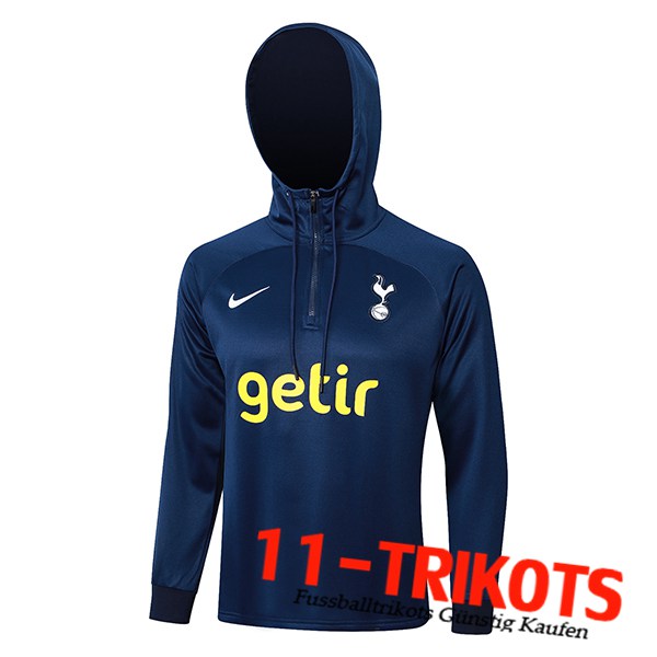 Tottenham Hotspur Training Sweatshirt Mit Kapuze Dunkelblau 2023/2024