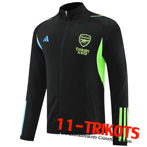 FC Arsenal Trainingsjacke Schwarz/Grün 2023/2024