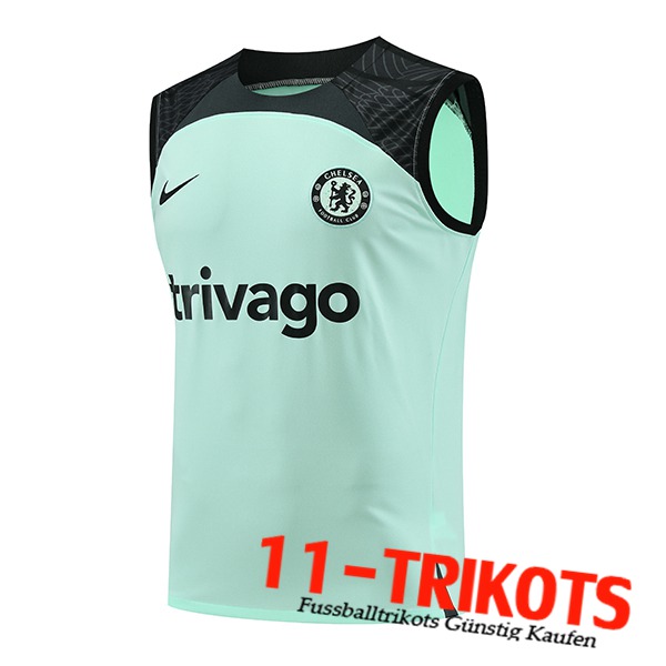 FC Chelsea Trainings-Tanktop Grün/Schwarz 2023/2024