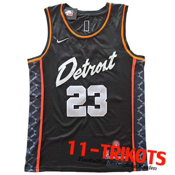 Detroit Pistons Trikot (IVEY #23) 2023/24 Schwarz