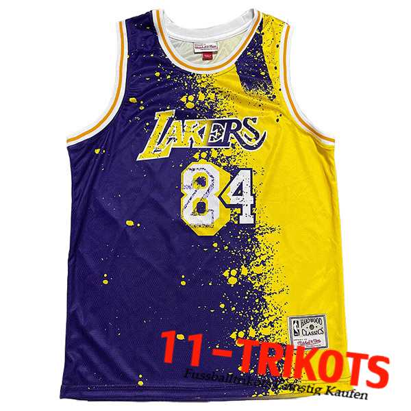 Los Angeles Lakers Trikot (BRYANT #24) 2023/24 lila/Gelb -02