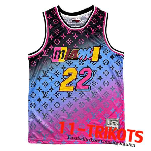 Miami Heat Trikot (BUTLER #22) 2023/24 lila/Blau/Schwarz