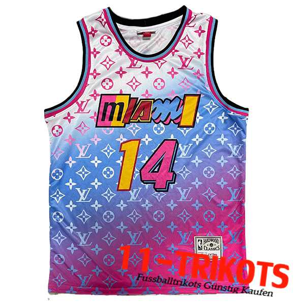 Trikot (Miami Heat (HERRO #14) 2023/24 lila/Blau/Weiß