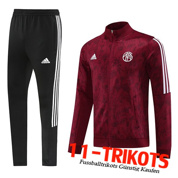 Bayern Munchen Trainingsanzug Trainingsjacke Rot 2023/2024