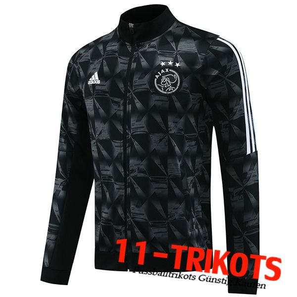 Ajax Trainingsjacke Schwarz/Grau 2023/2024