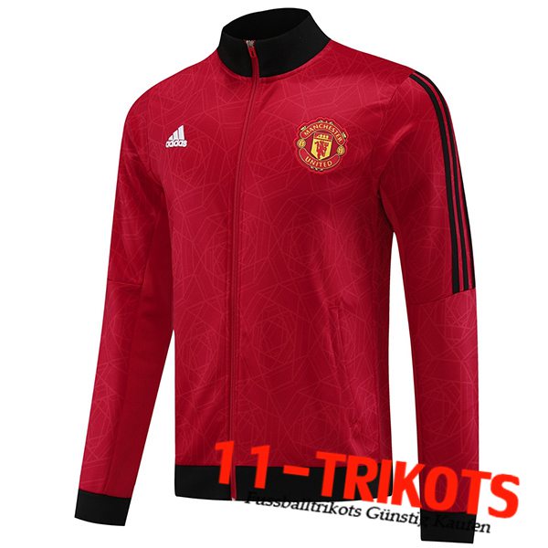 Manchester United Trainingsjacke Rot/Schwarz 2023/2024