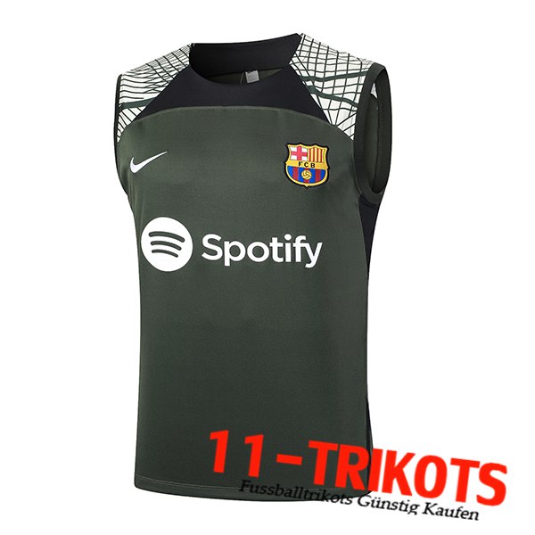 FC Barcelona Trainings-Tanktop Grün 2023/2024 -04