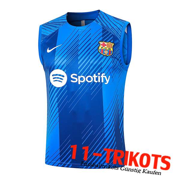 FC Barcelona Trainings-Tanktop Blau 2023/2024 -06