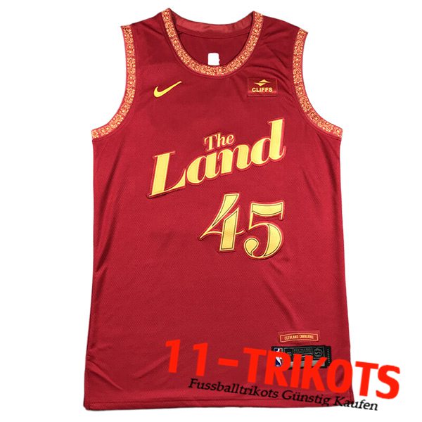 Cleveland Cavaliers Trikot (MITCHELL #45) 2023/24 Rot/Gelb