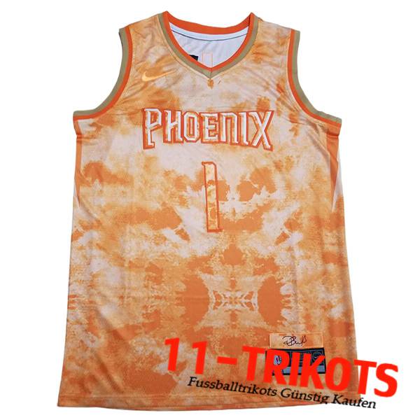 Phoenix Suns Trikot (BOOKER #1) 2023/24 Orange -02