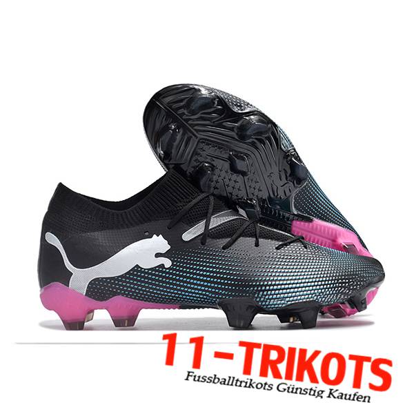 PUMA Fussballschuhe Future Ultimate FG Schwarz/Weiß/Rosa -02