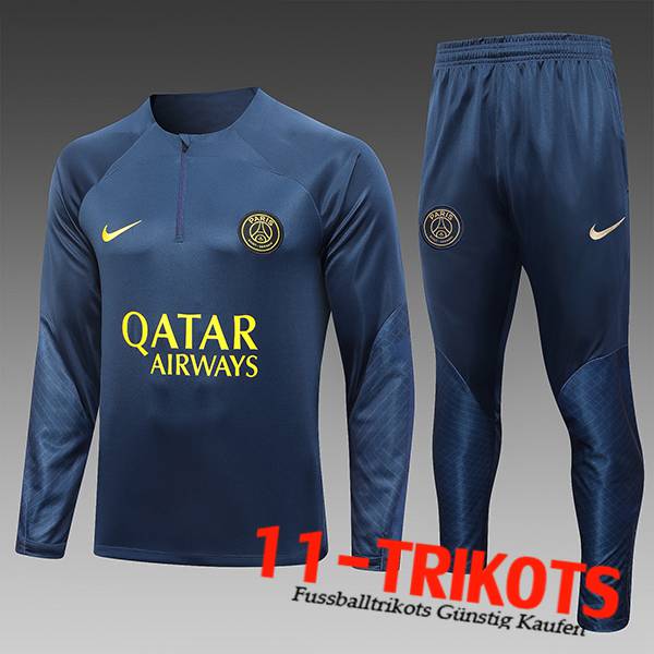 NIKE PSG Kinder Trainingsanzug Blau 2023/2024