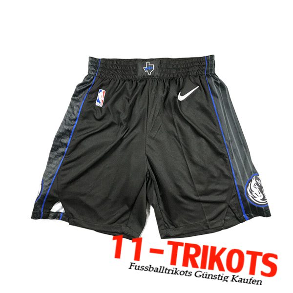 Dallas Mavericks Shorts NBA 2023/24 Schwarz/Blau