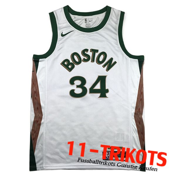Boston Celtics Trikot (PIERCE #34) 2023/24 Blau/Grün/Braun