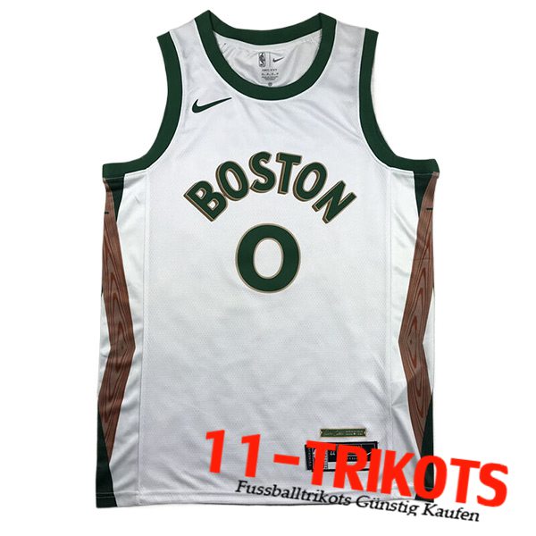 Boston Celtics Trikot (TATUM #0) 2023/24 Blau/Grün/Braun