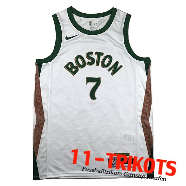 Boston Celtics Trikot (BROWN #7) 2023/24 Blau/Grün/Braun