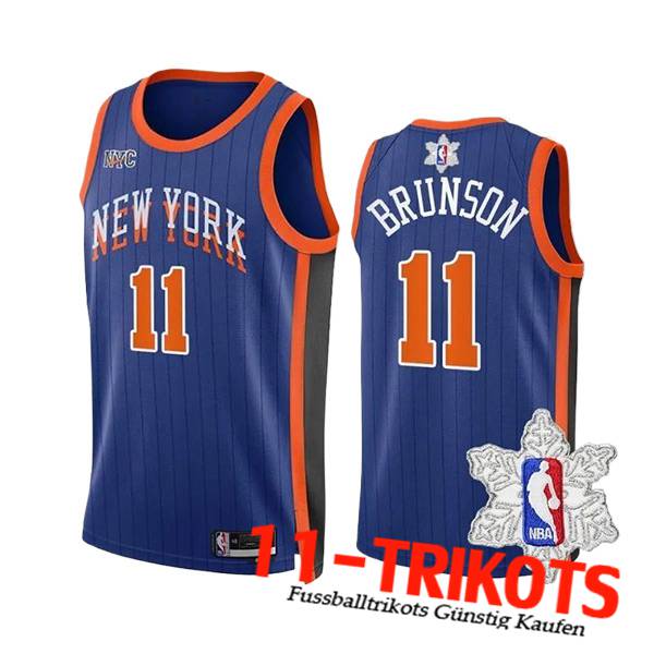 New York Knicks Trikot (BraunSON #11) 2023/24 Blau/Orange