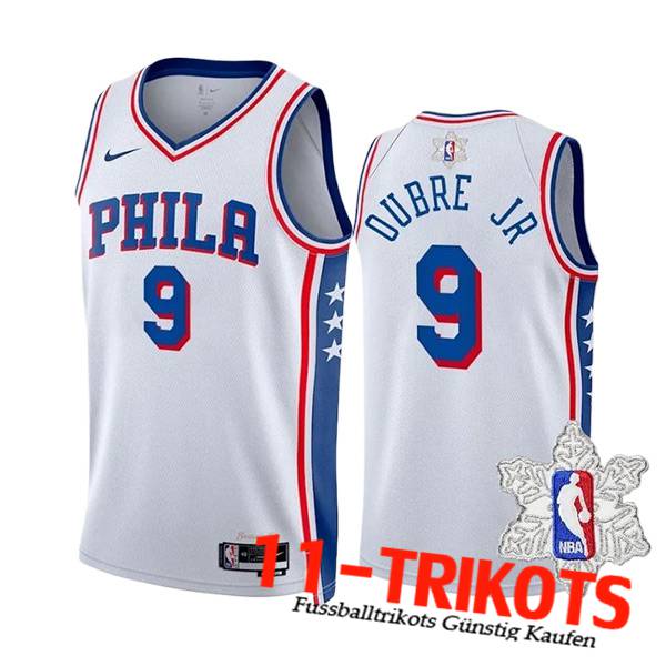 Philadelphia 76ers Trikot (OUBRE JR #9) 2023/24 Weiß/Blau