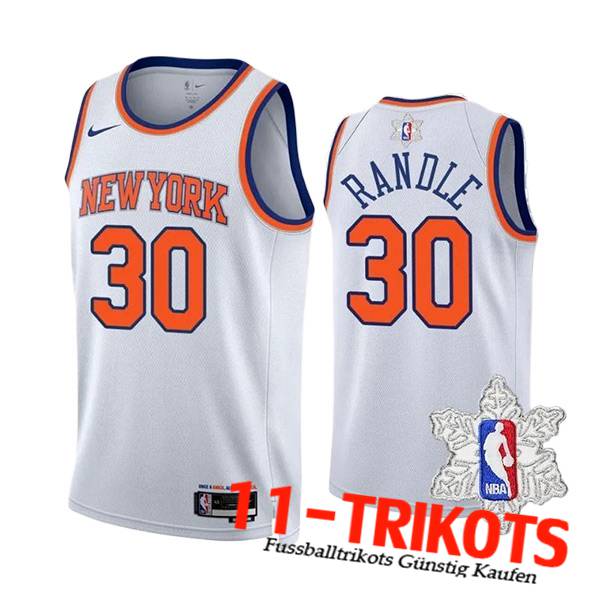 New York Knicks Trikot (RANDLE #30) 2023/24 Weiß/Orange