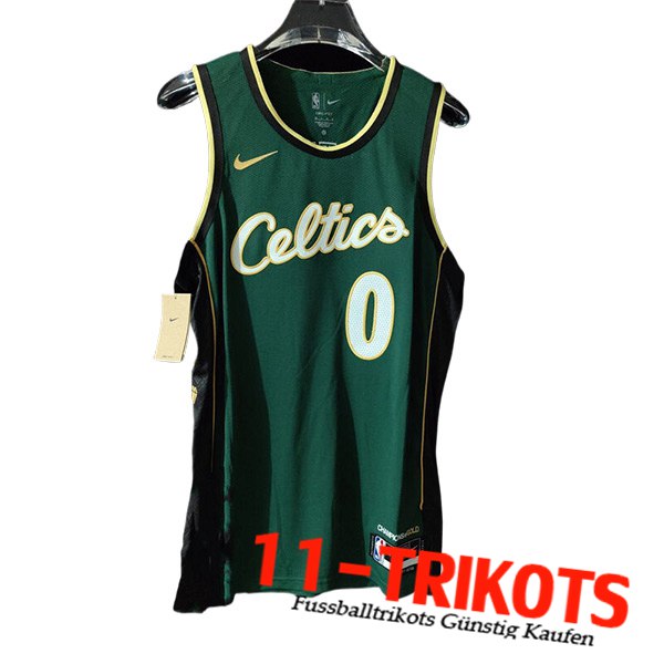 Boston Celtics Trikot (TATUM #0) 2023/24 Grün/Weiß/Schwarz