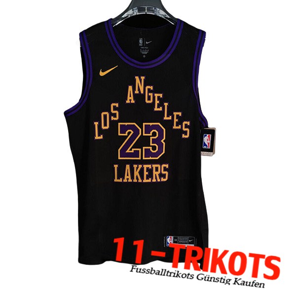 Los Angeles Lakers Trikot (DAVIS #23) 2023/24 Schwarz/lila/Gelb