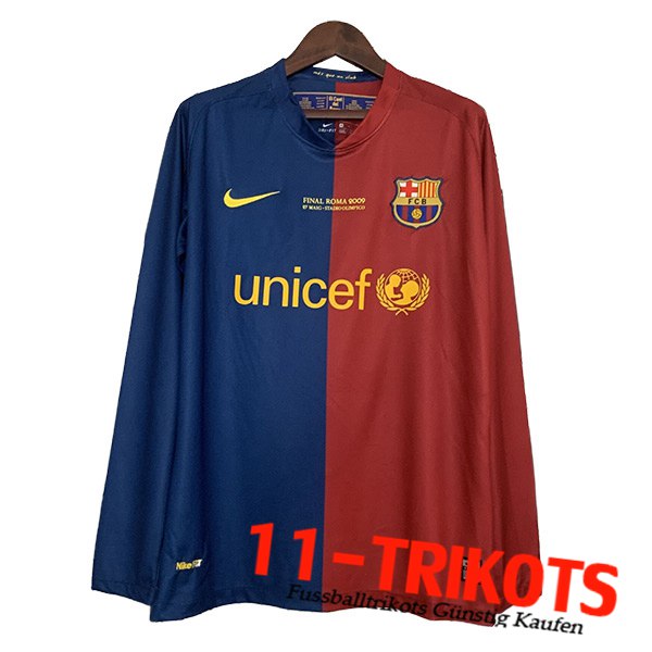 FC Barcelona Retro Heimtrikot Langarms 2008/2009