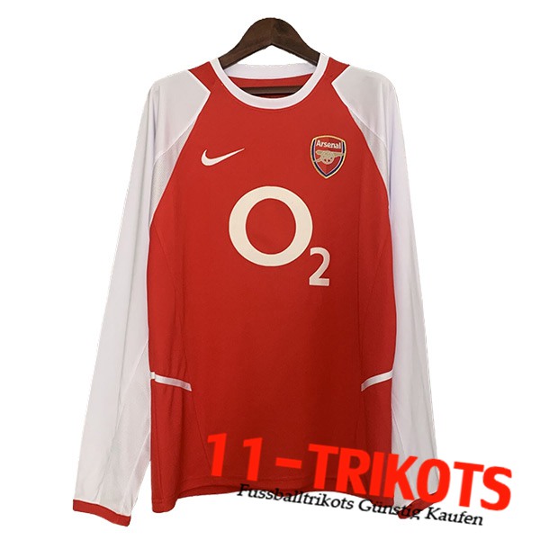 Arsenal Retro Heimtrikot Langarms 2002/2004