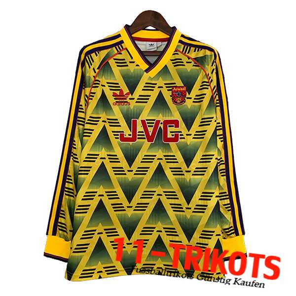 Arsenal Retro Auswärtstrikot Langarms 1991/1993