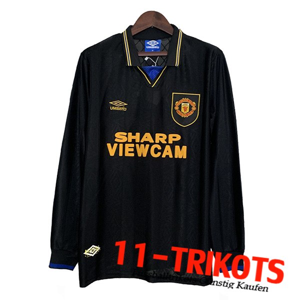 Manchester United Retro Auswärtstrikot Langarms 1993/1995