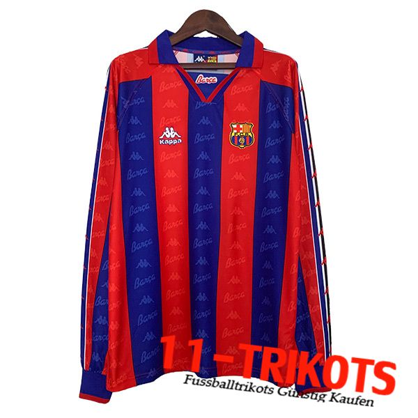 FC Barcelona Retro Heimtrikot Langarms 1996/1997