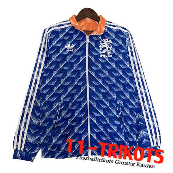 Niederlande Windjacke Blau 2023/2024